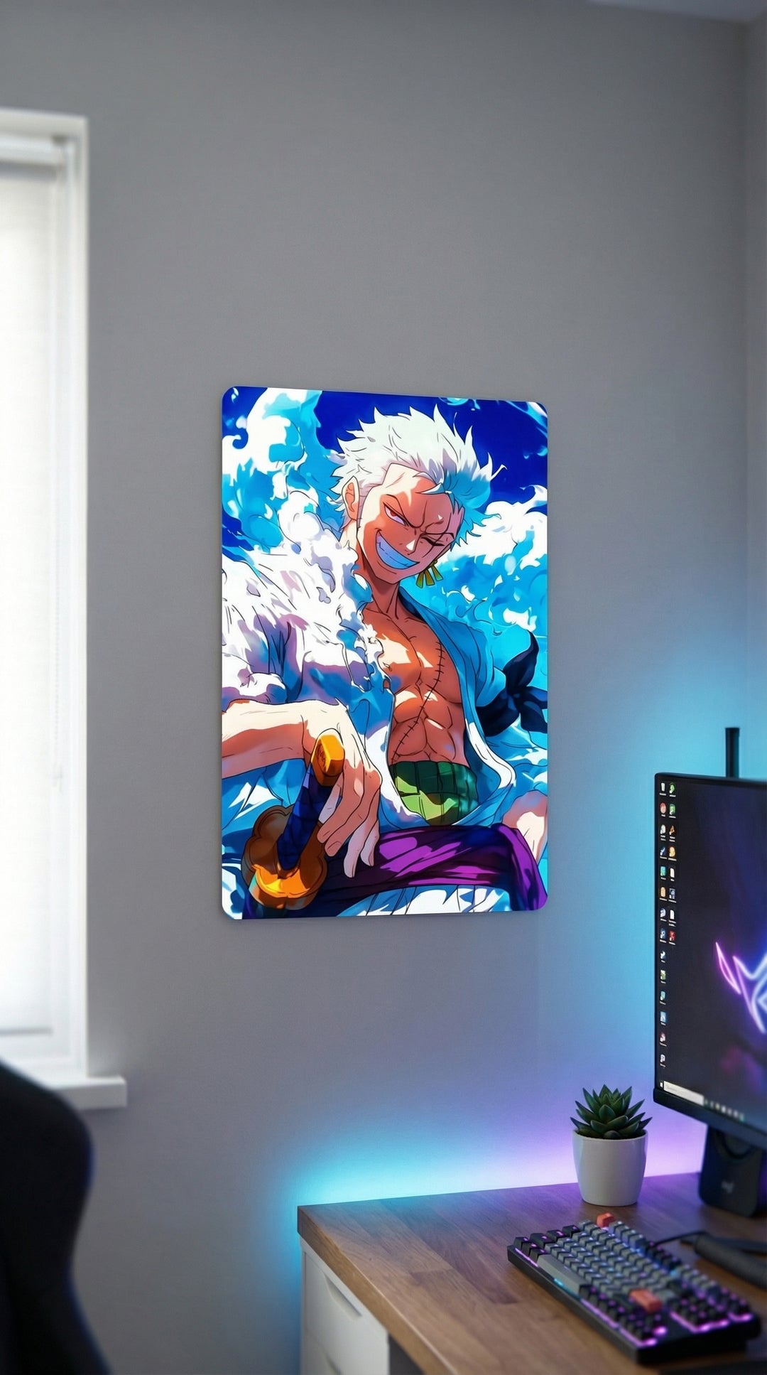 Cuadro metálico One Piece – Zoro 4 | XEN