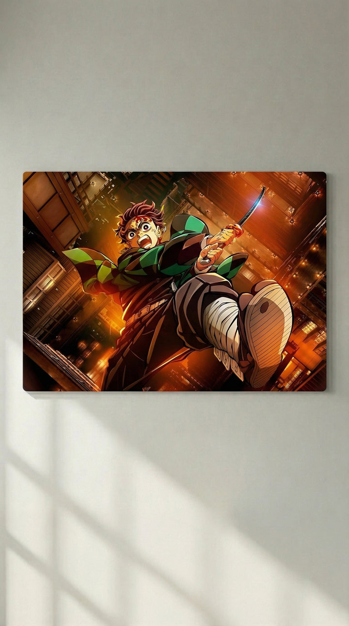 Cuadro metálico Demon Slayer – Tanjiro | XEN