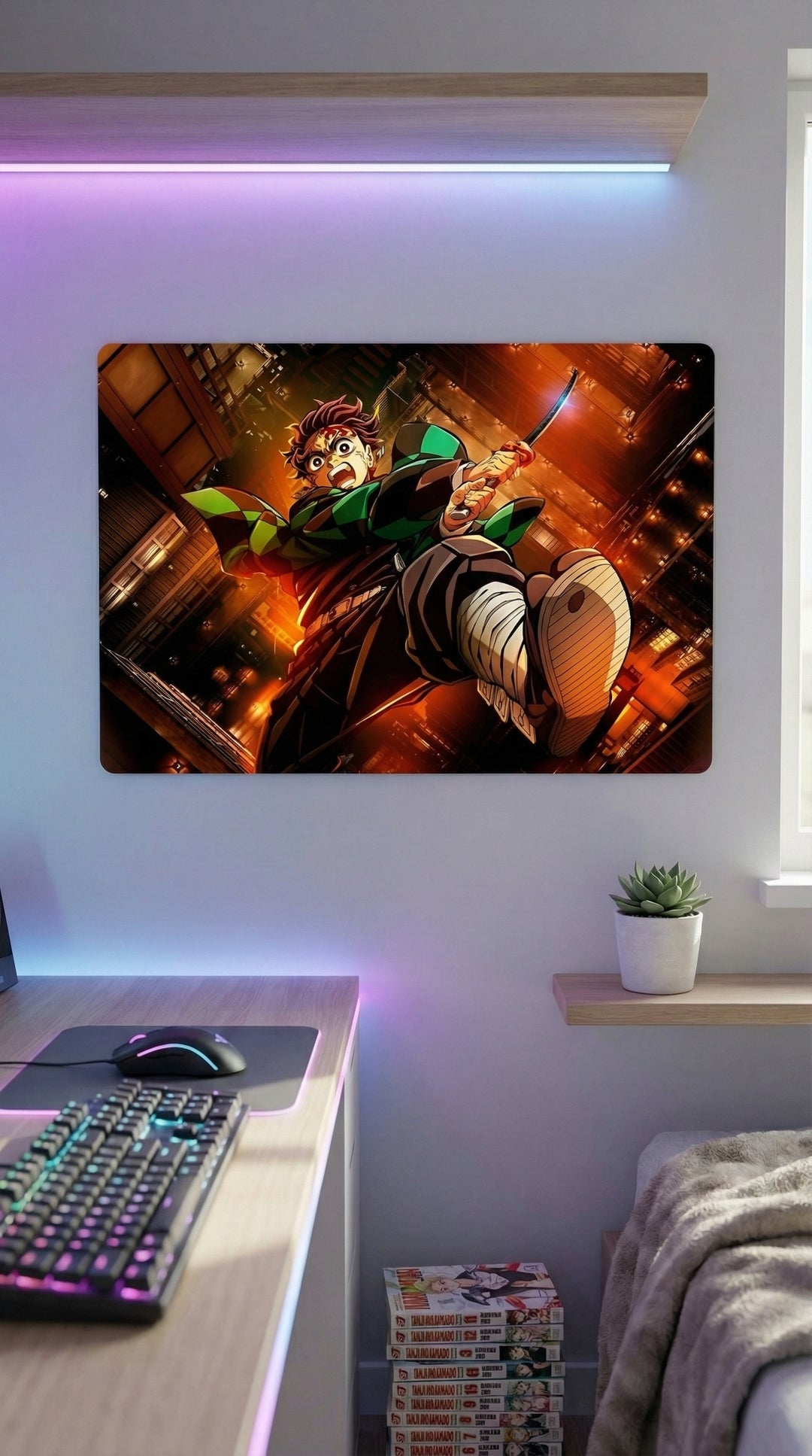 Cuadro metálico Demon Slayer – Tanjiro | XEN