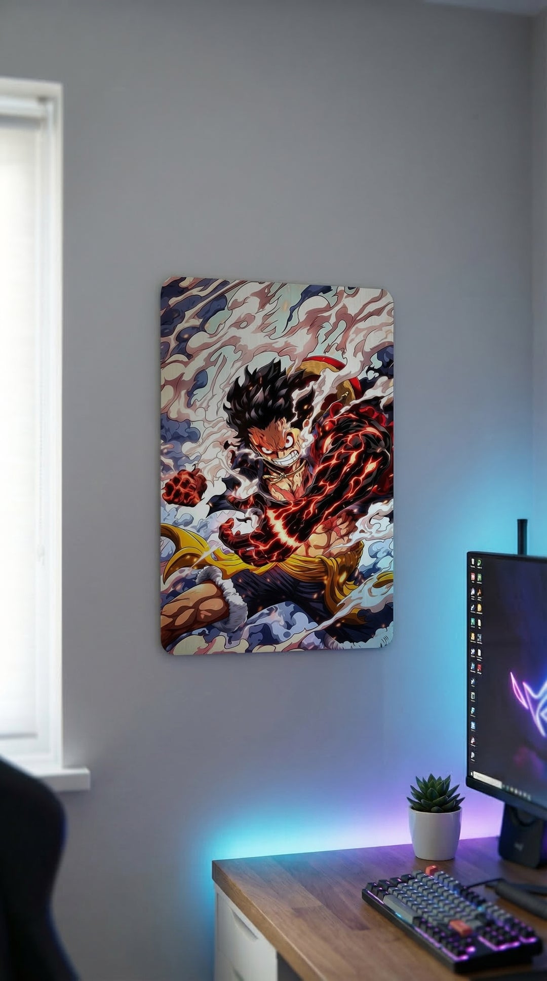 Cuadro metálico One Piece – Luffy gear | XEN