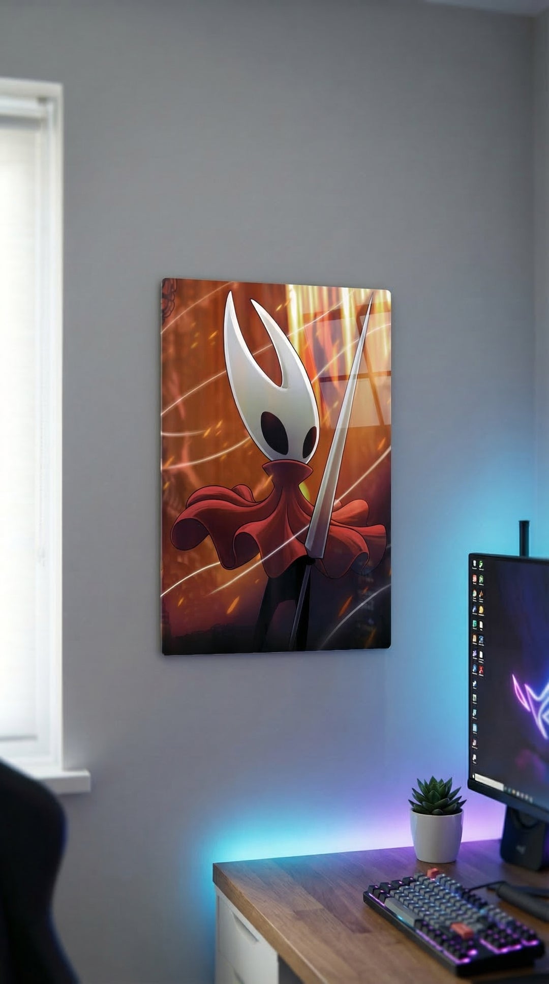 Cuadro metálico Hollow Knight – Silksong | XEN