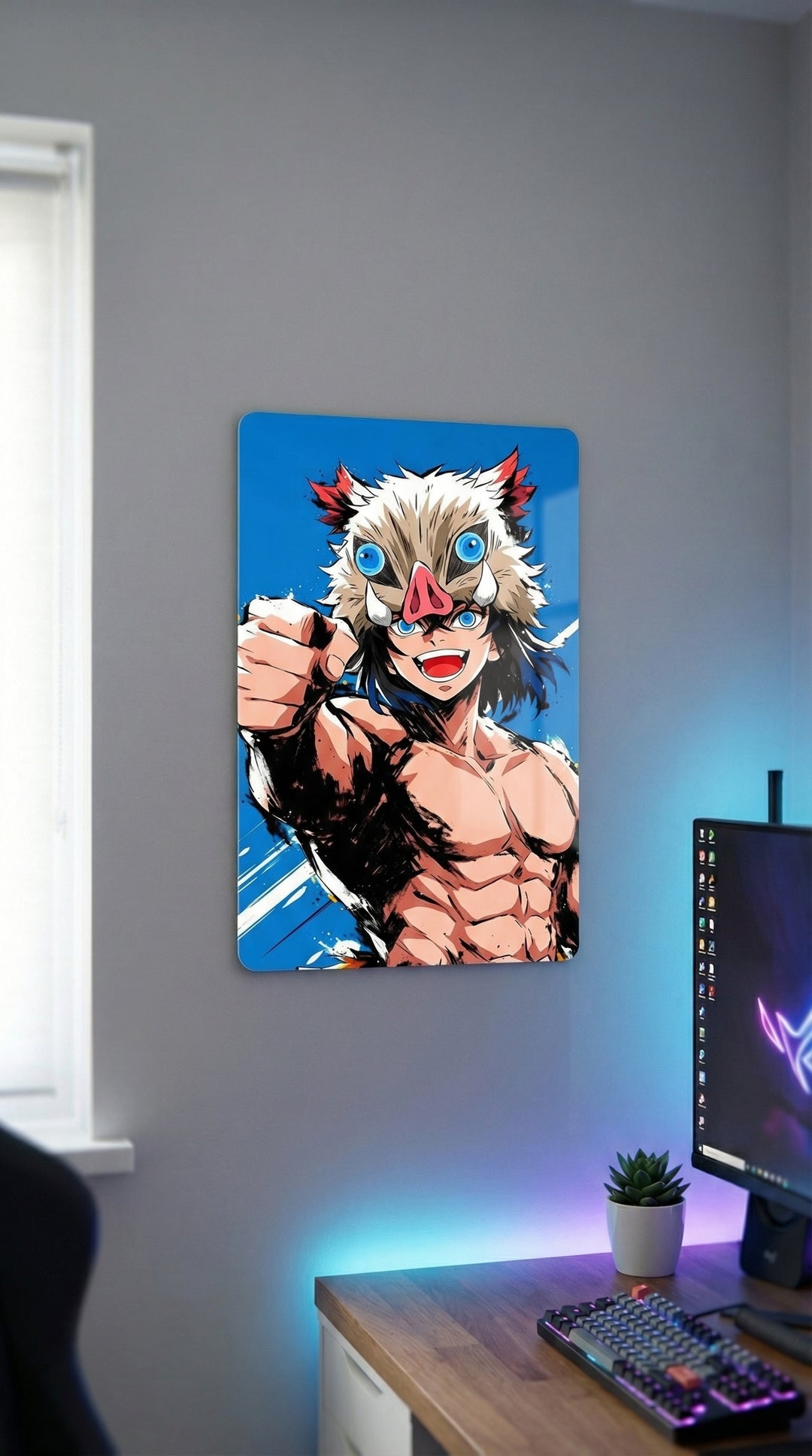 Cuadro metálico Demon Slayer – Inosuke | XEN
