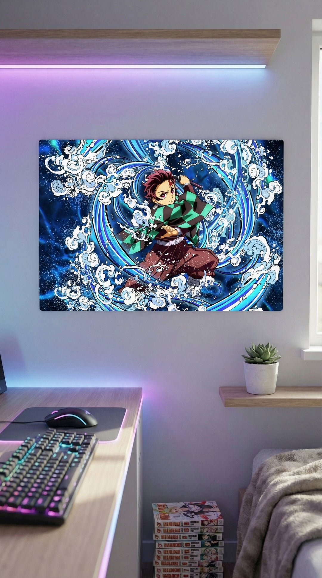 Cuadro metálico Demon Slayer – Tanjiro | XEN