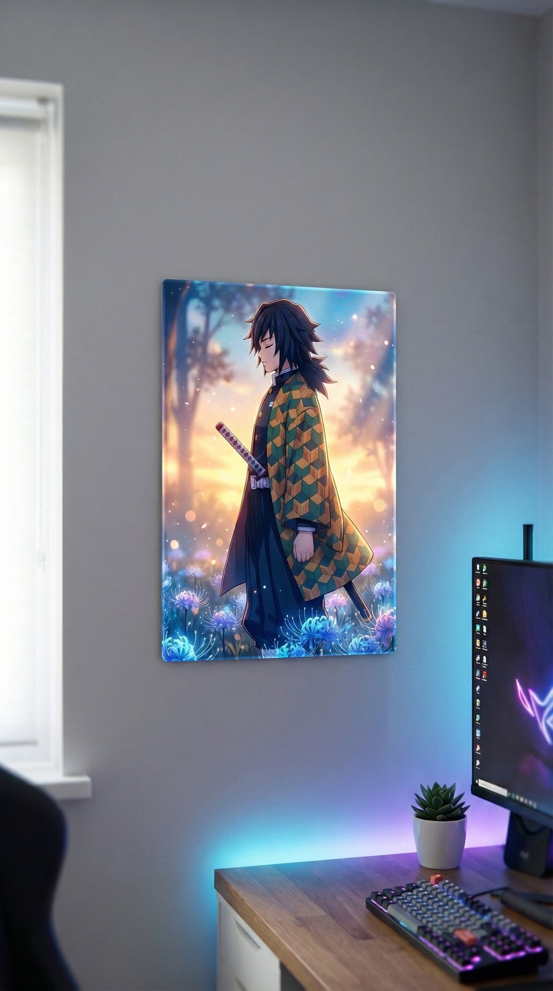 Cuadro metálico Demon Slayer – Giyu | XEN
