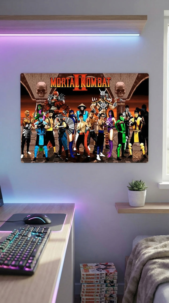 Cuadro metálico Mortal Kombat – MK2 | XEN