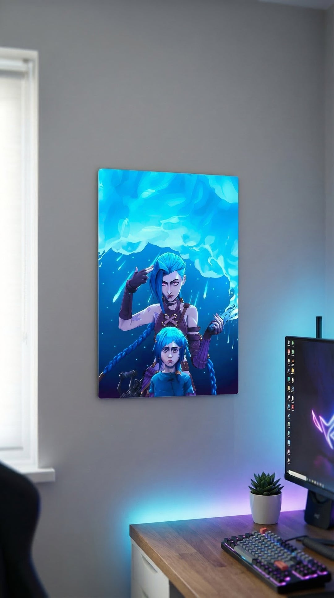 Cuadro metálico Arcane – Jinx | XEN
