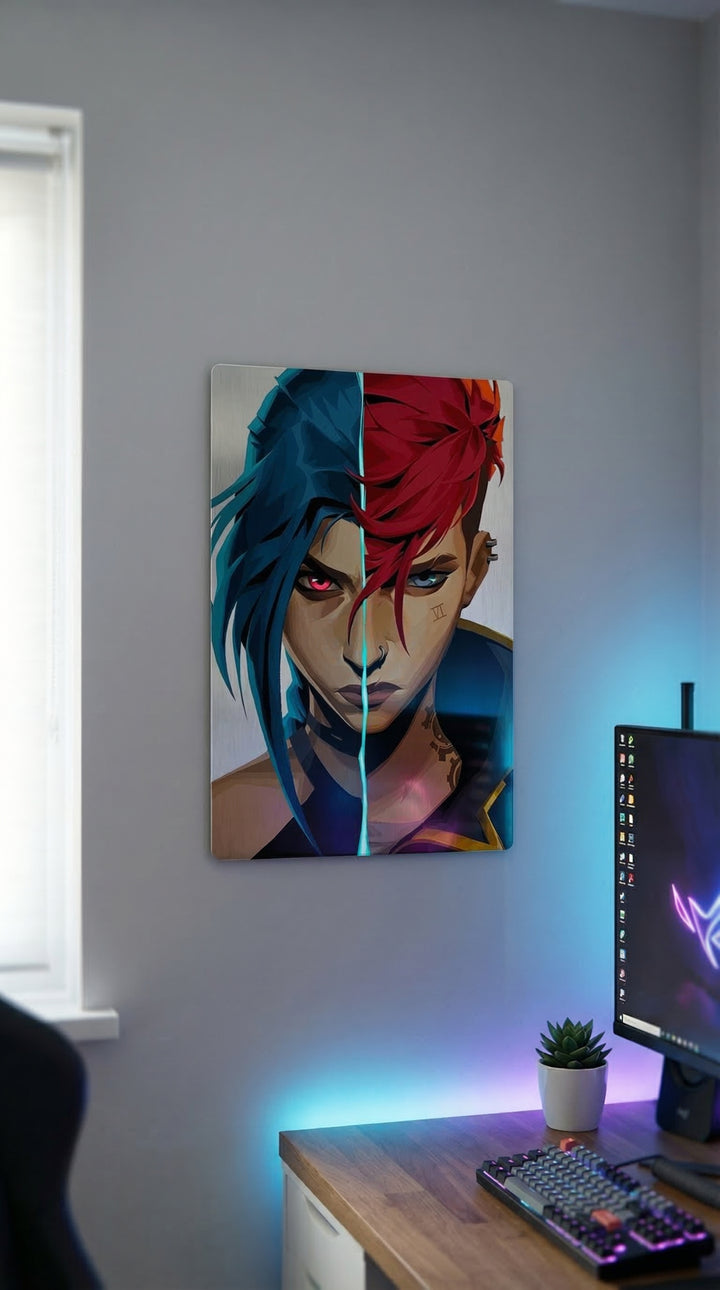 Cuadro metálico Arcane – Jinx VI | XEN
