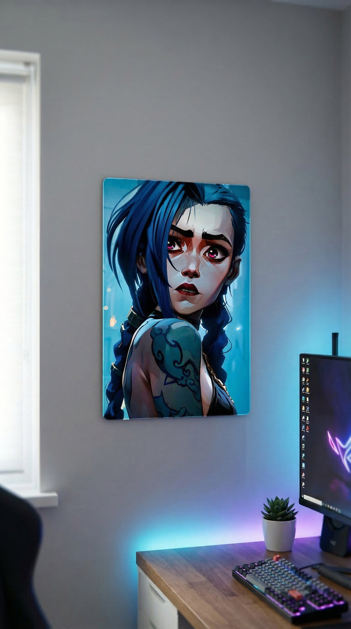 Cuadro metálico Arcane – Jinx | XEN