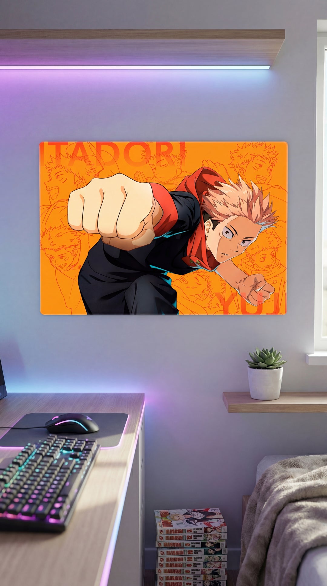 Cuadro metálico Jujutsu Kaisen - Itadori | XEN