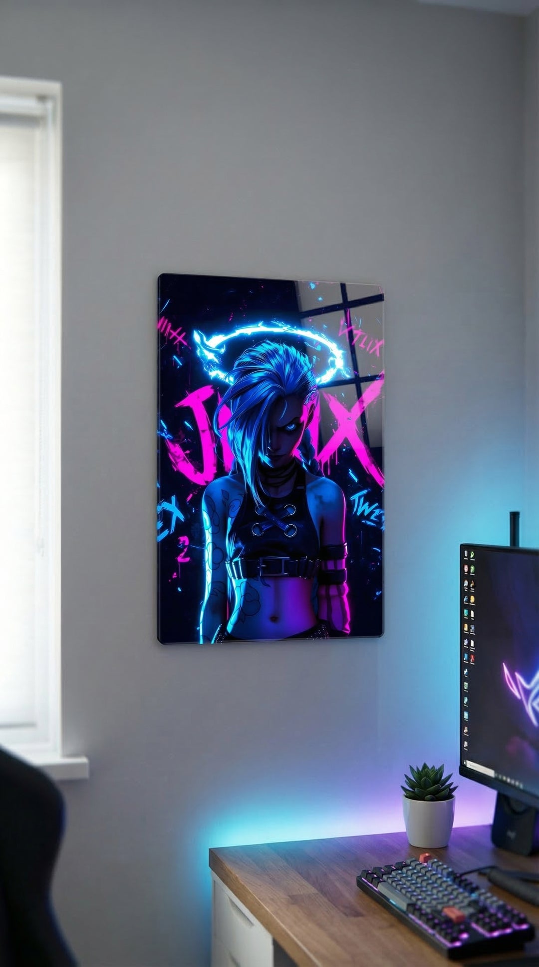 Cuadro metálico Arcane – Jinx | XEN