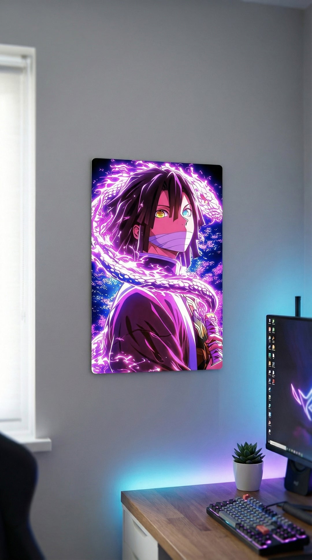 Cuadro metálico Demon Slayer – Obanai | XEN