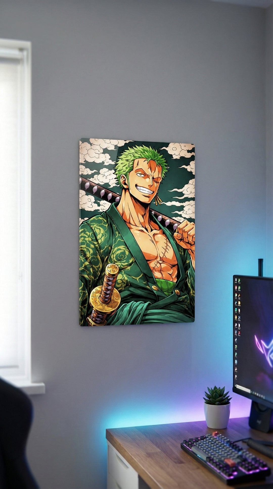 Cuadro metálico One Piece – Zoro | XEN