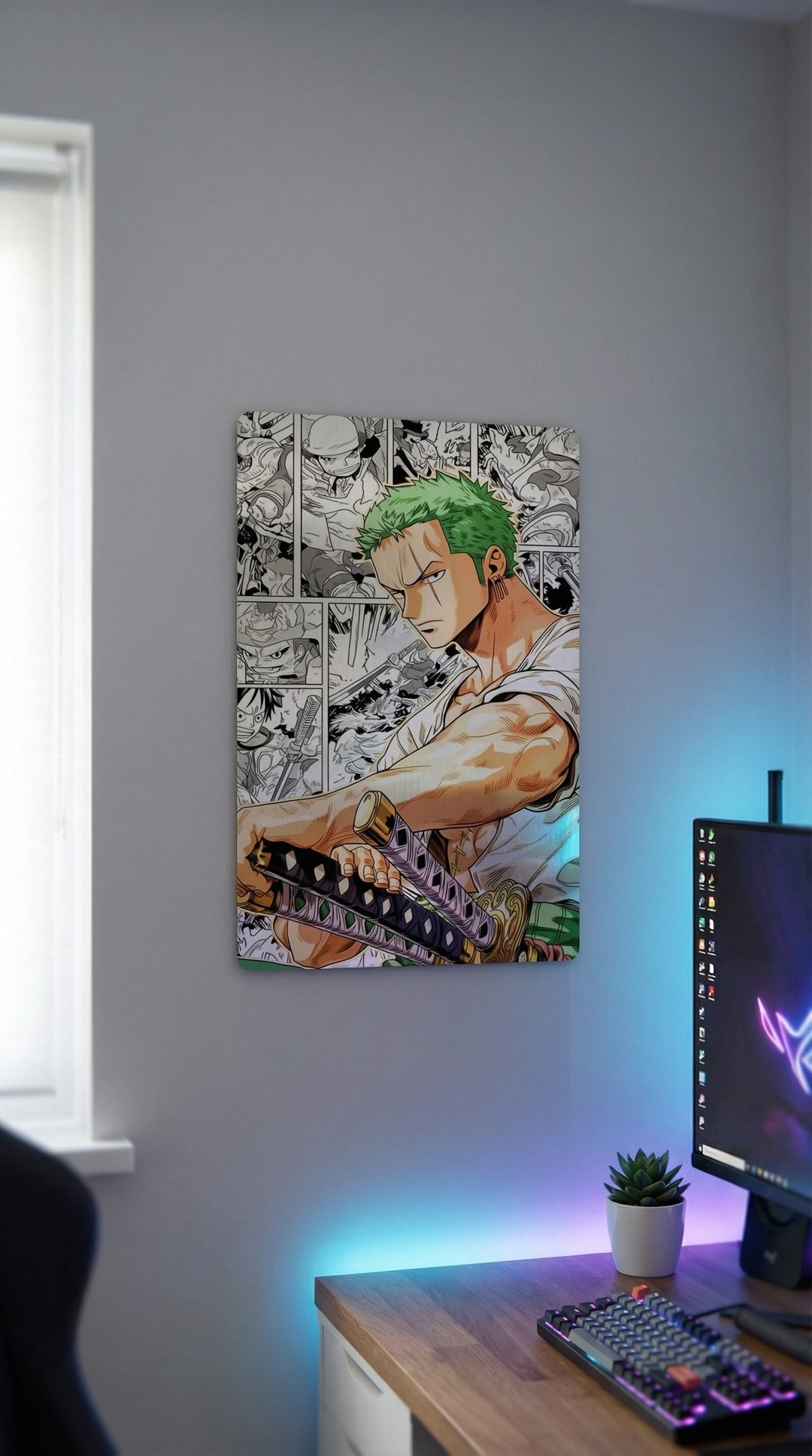 Cuadro metálico One Piece – Zoro | XEN