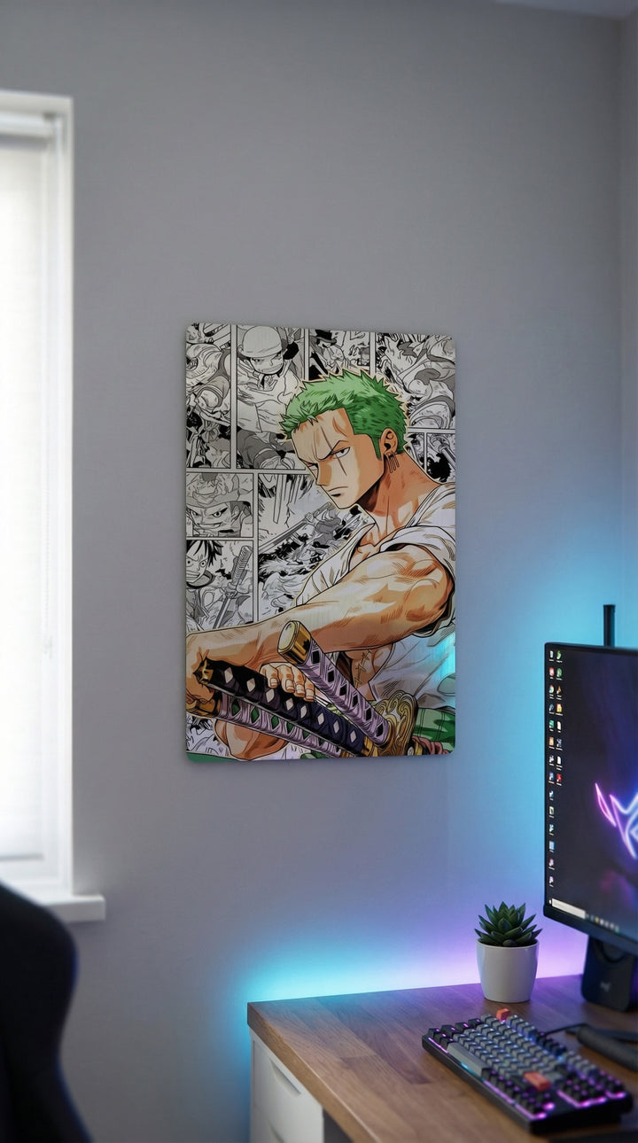 Cuadro metálico One Piece – Zoro | XEN