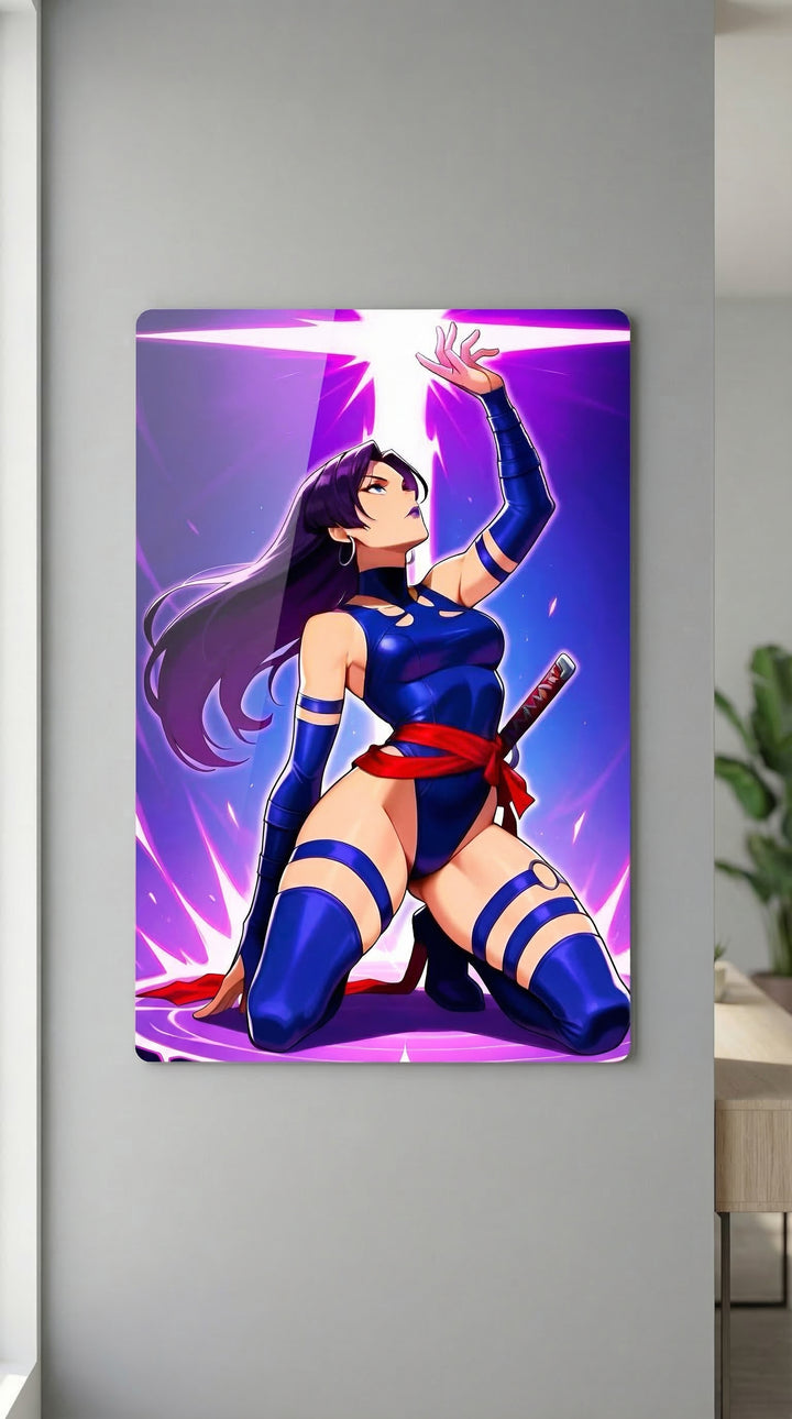 Cuadro metálico Rivals – Psylocke | XEN