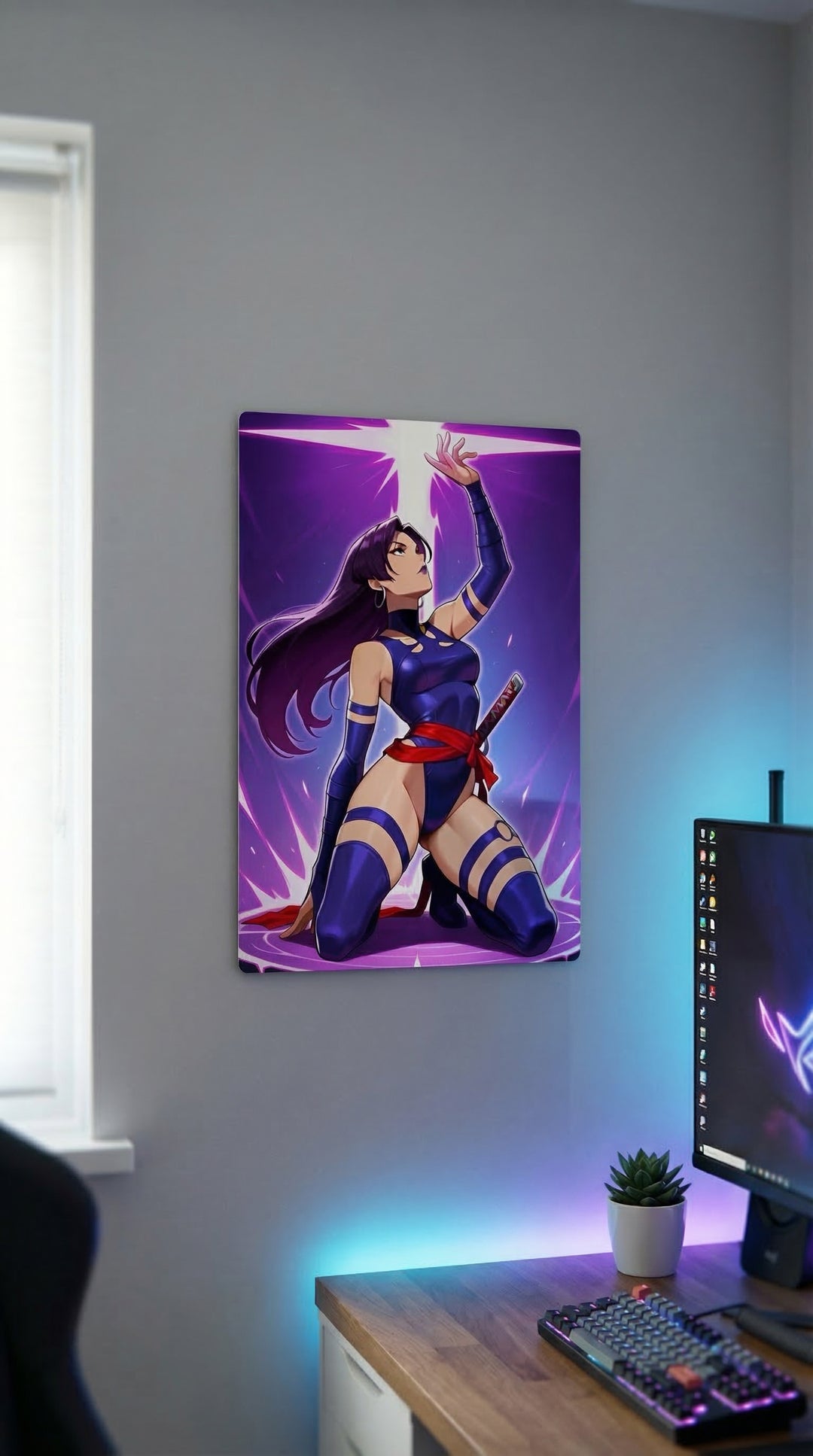 Cuadro metálico Rivals – Psylocke | XEN