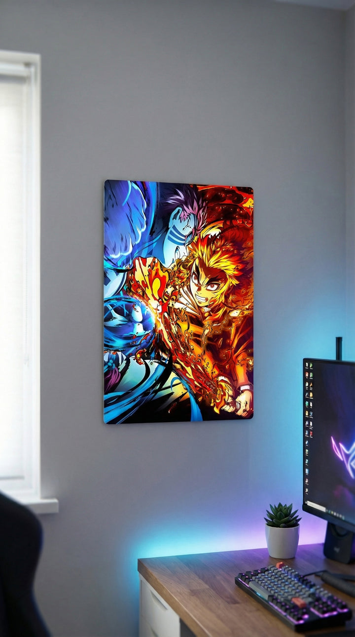 Cuadro metálico Demon Slayer – Rengoku | XEN