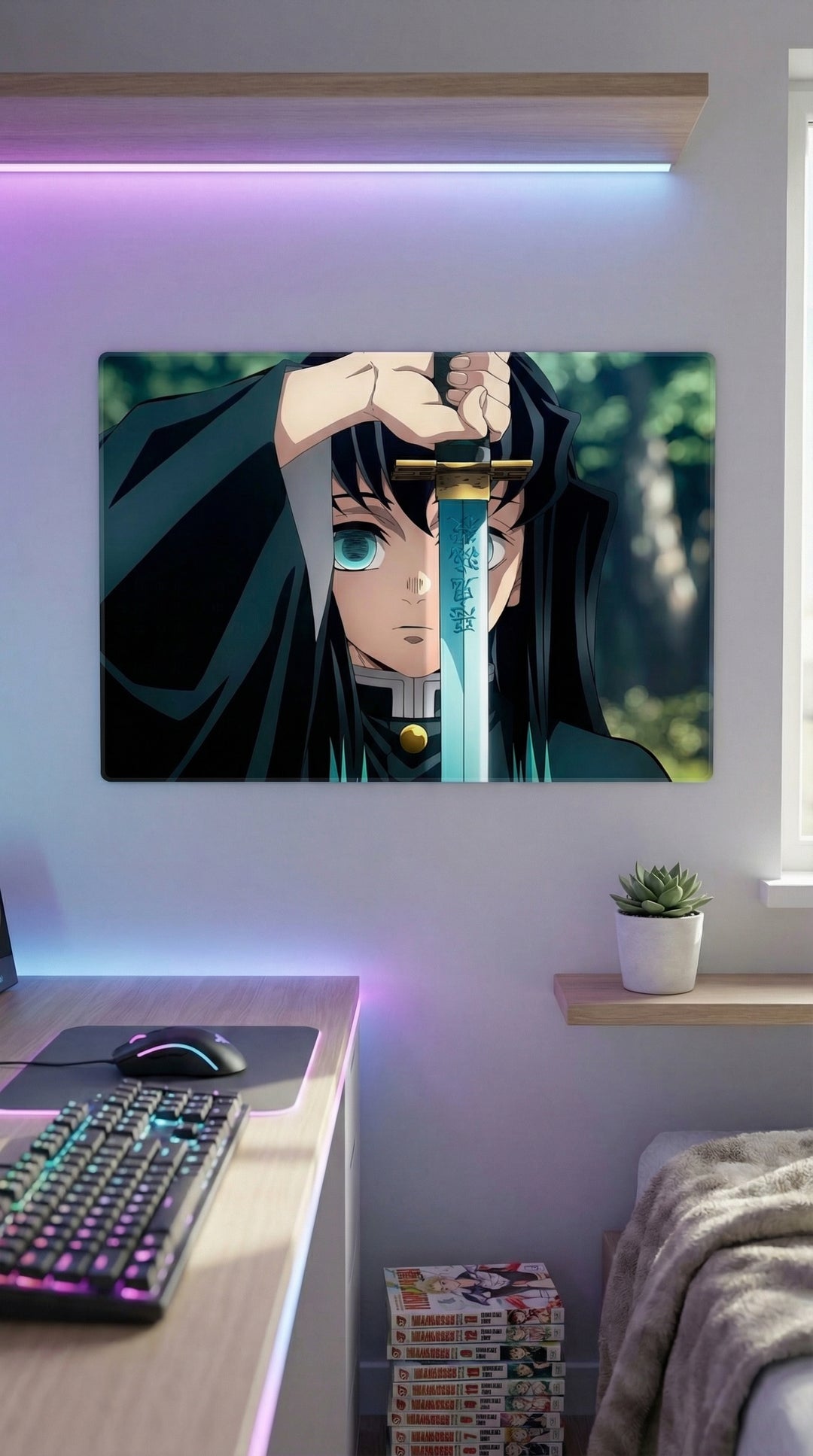 Cuadro metálico Demon Slayer – Muichiro | XEN