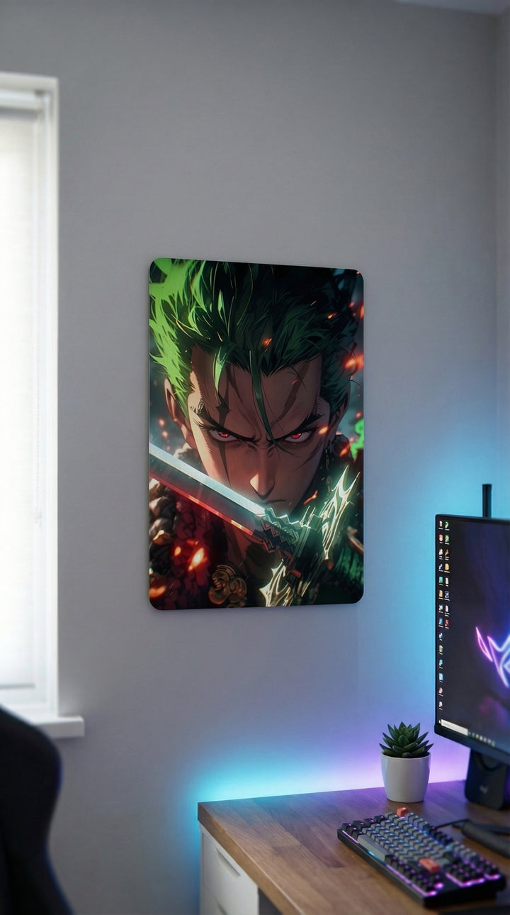 Cuadro metálico One Piece – Zoro 3 | XEN