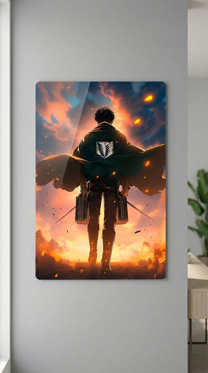 Cuadro metálico Levi Ackerman - Attack on Titan | XEN