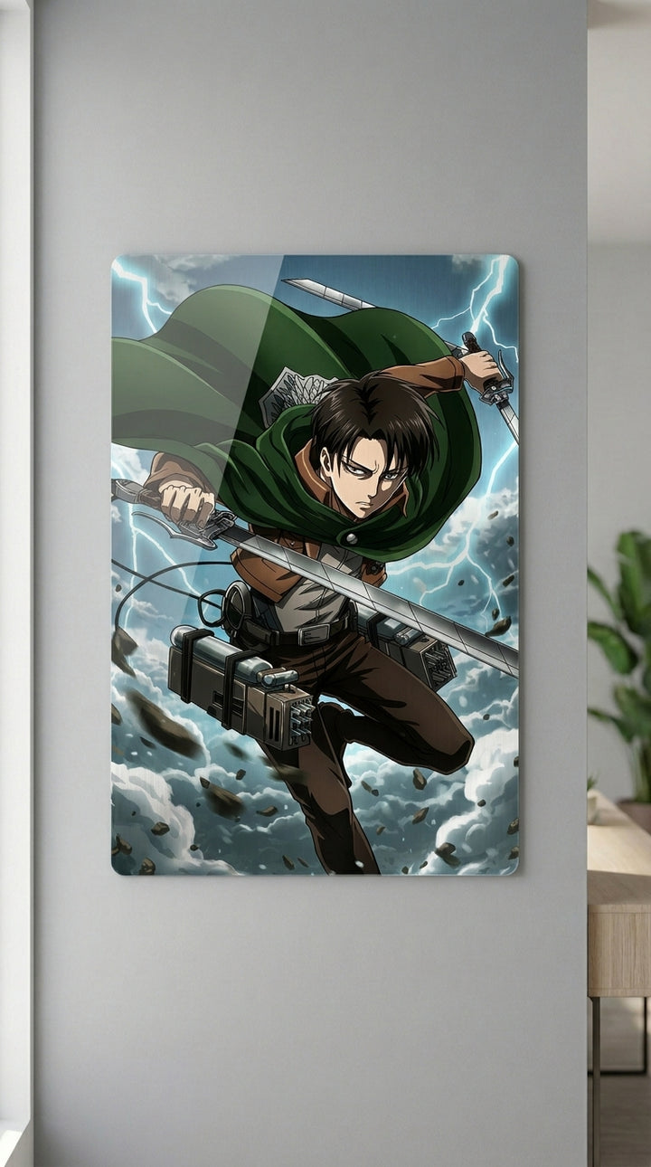 Cuadro metálico Levi Ackerman - Attack on Titan | XEN