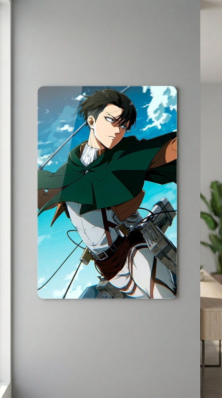 Cuadro metálico Levi Ackerman - Attack on Titan | XEN