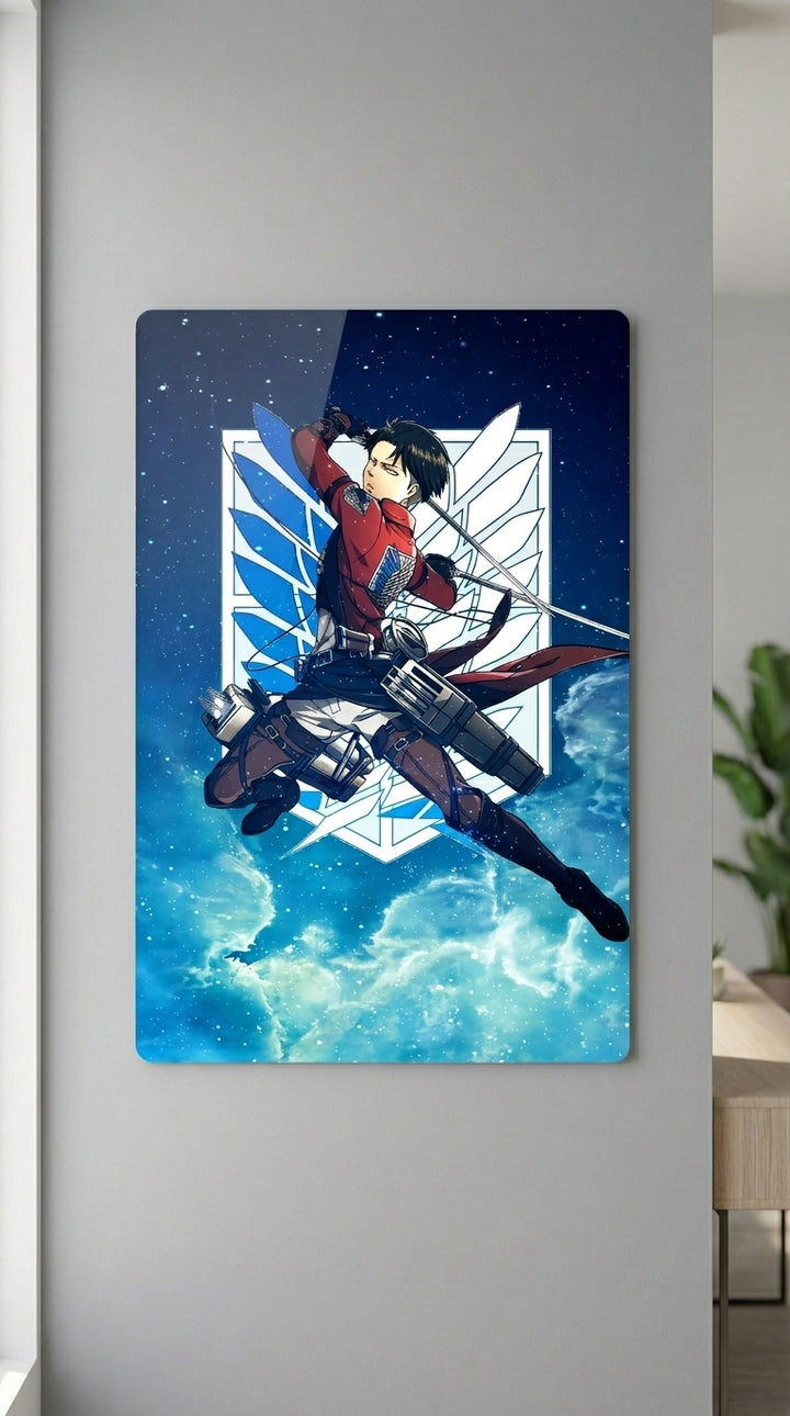 Cuadro metálico Levi Ackerman - Attack on Titan | XEN