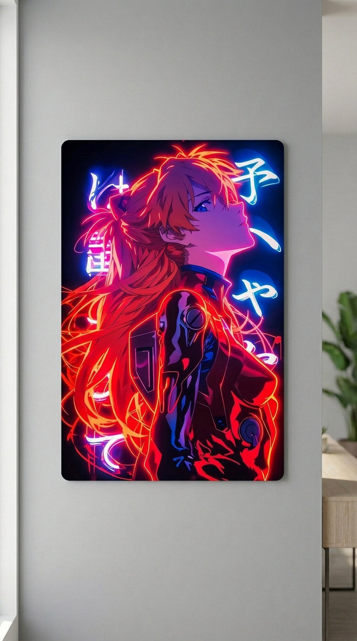 Cuadro metálico Asuka - Evangelion | XEN
