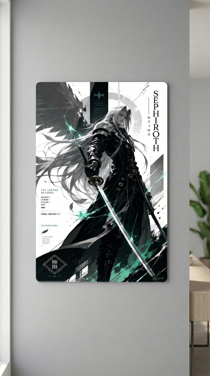 Cuadro metálico Sephiroth - Final Fantasy | XEN