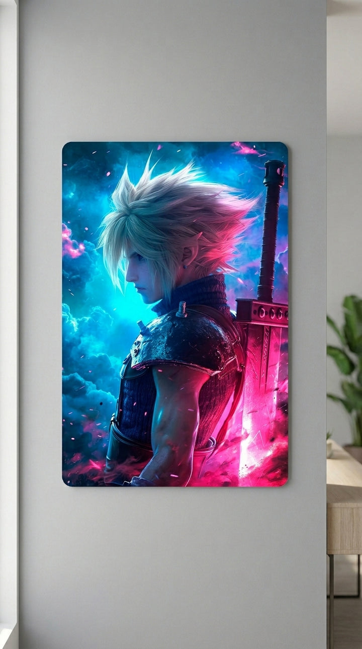 Cuadro metálico Cloud Strife - Final Fantasy | XEN
