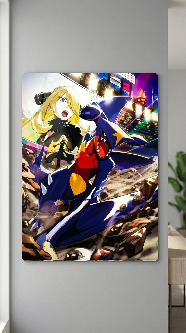 Cuadro metálico Garchomp de Cynthia | XEN