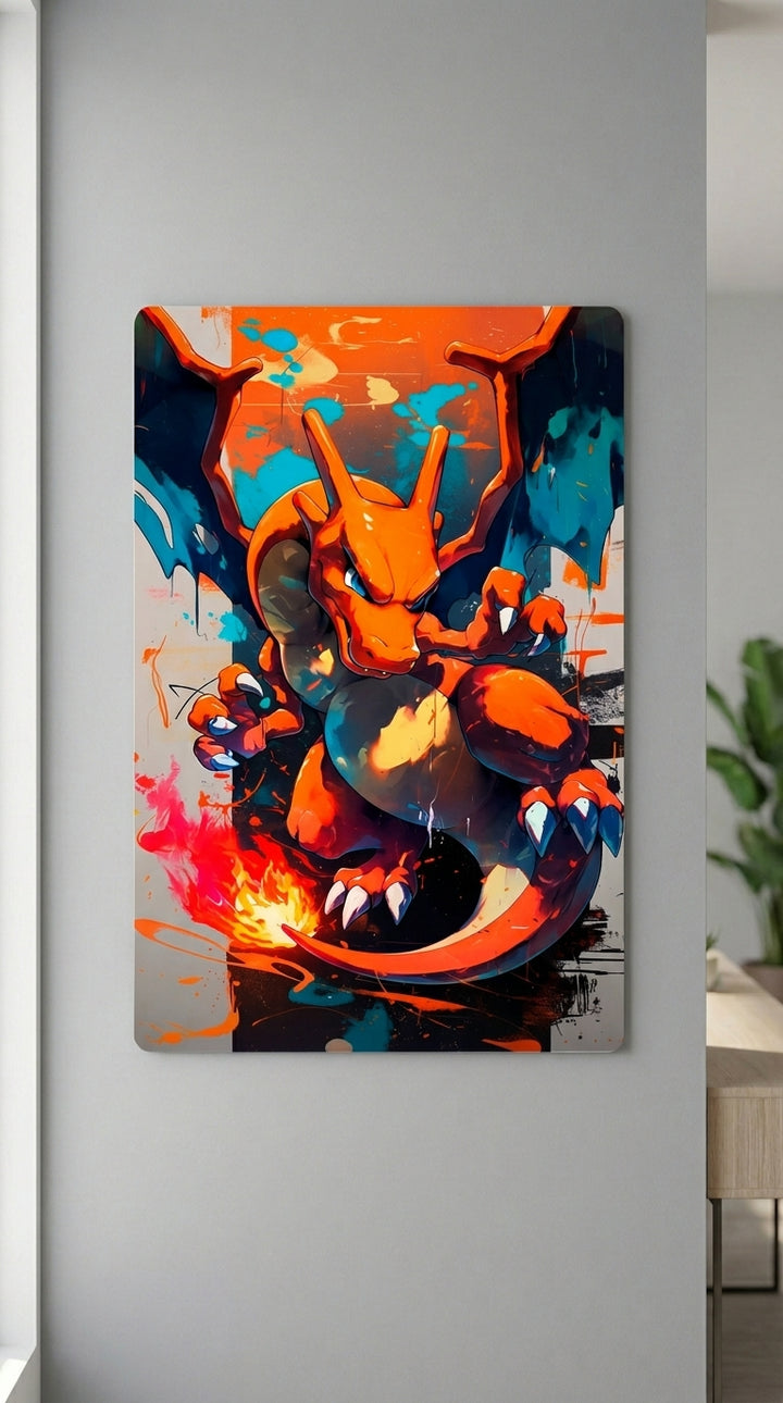 Cuadro metálico Charizard  | XEN