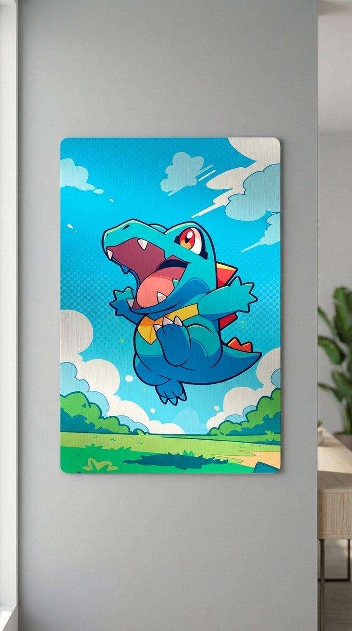 Cuadro metálico Totodile | XEN