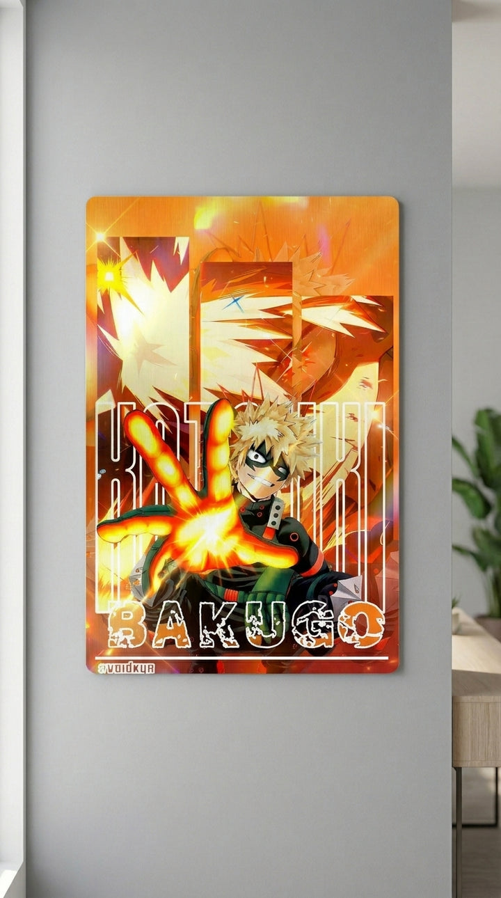 Cuadro metálico Katsuki Bakugo | XEN
