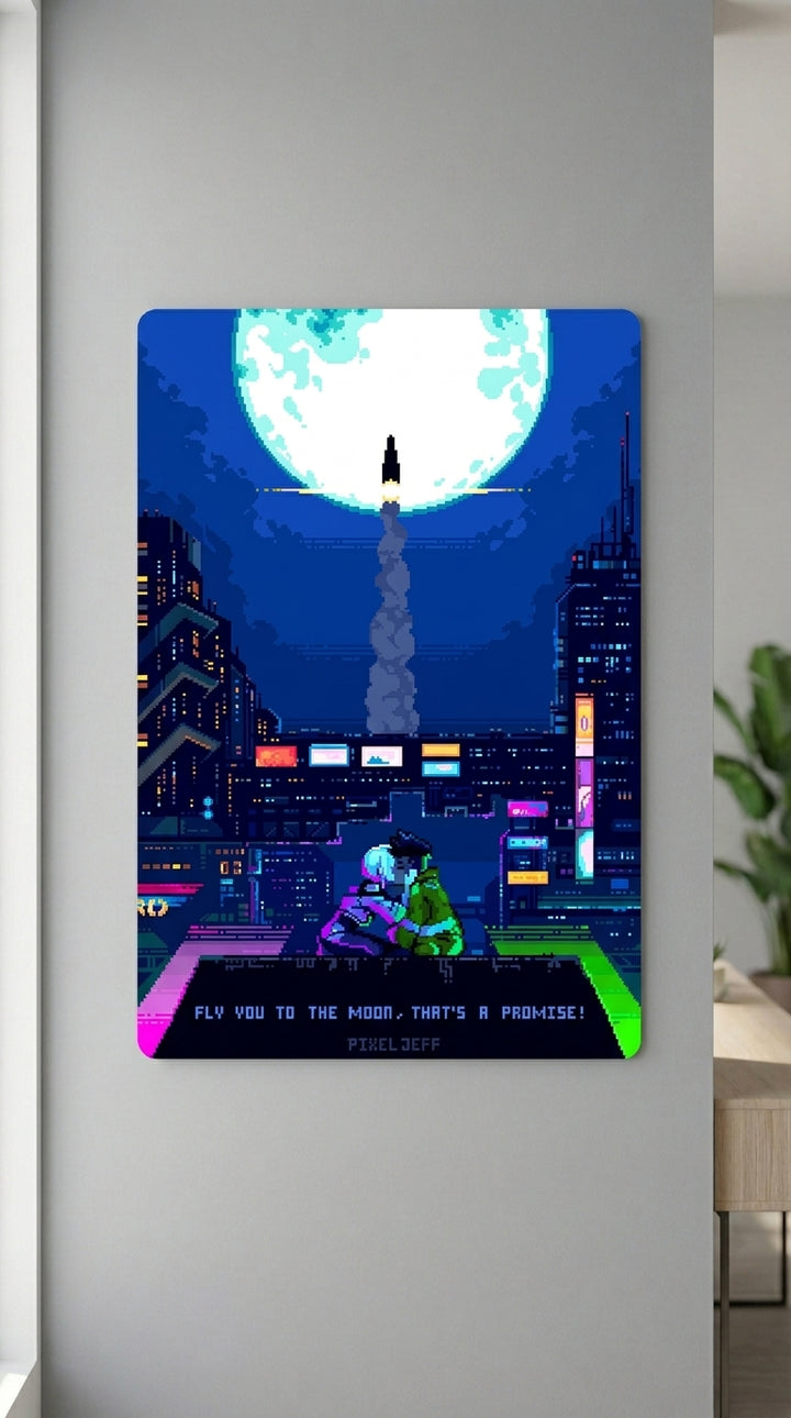 Cuadro metálico Cyberpunk | XEN