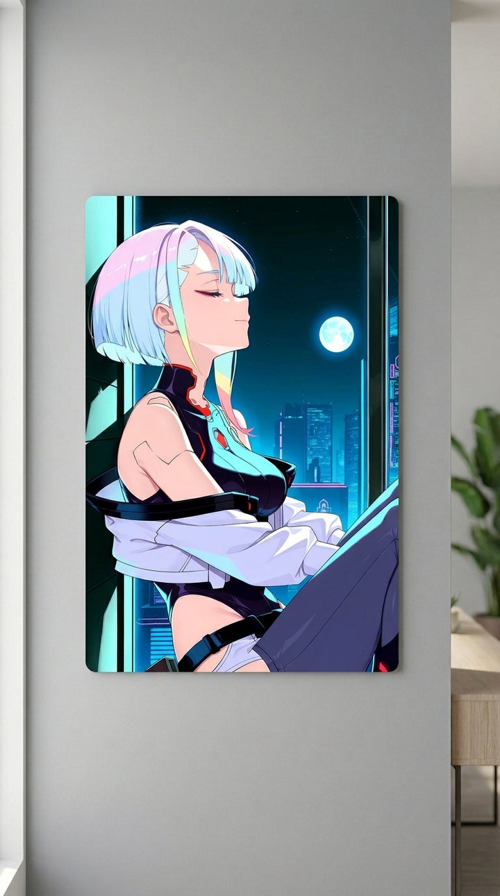 Cuadro metálico Lucyna Kushinada - Cyberpunk | XEN