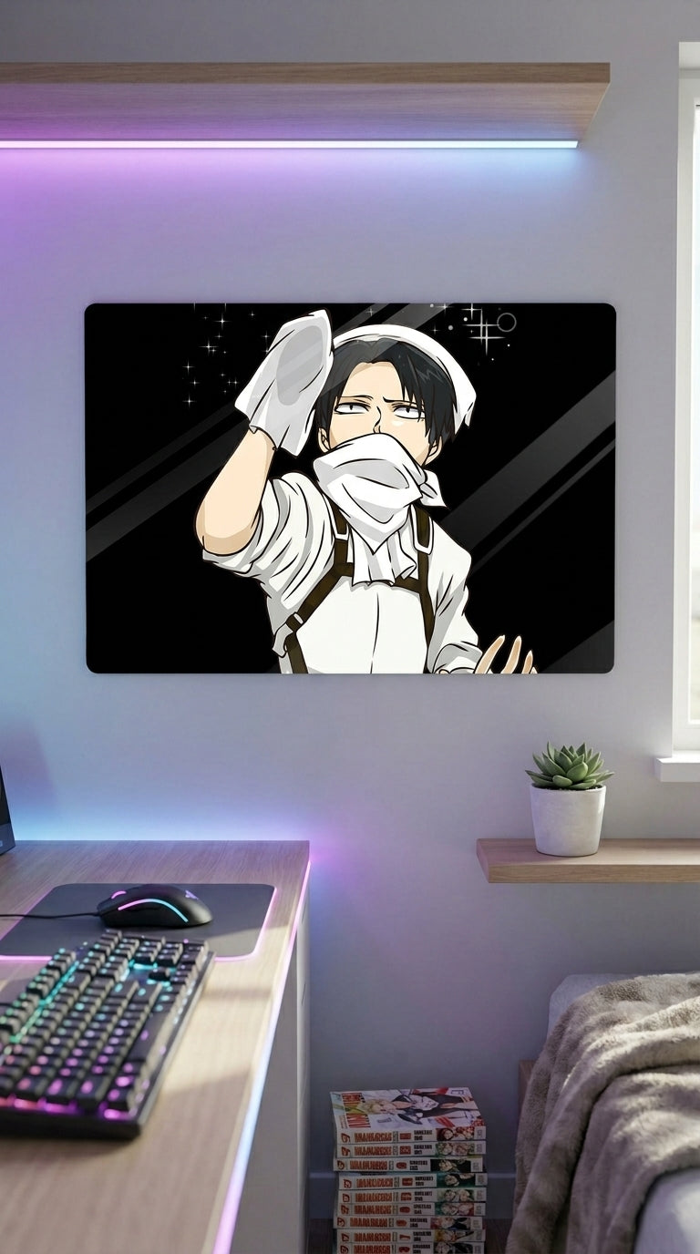 Cuadro metálico Levi Ackerman - Attack on Titan | XEN