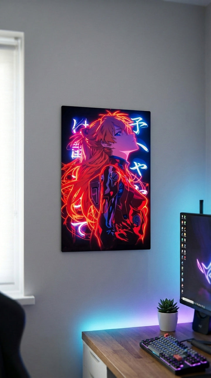 Cuadro metálico Asuka - Evangelion | XEN