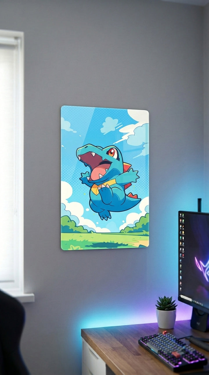 Cuadro metálico Totodile | XEN