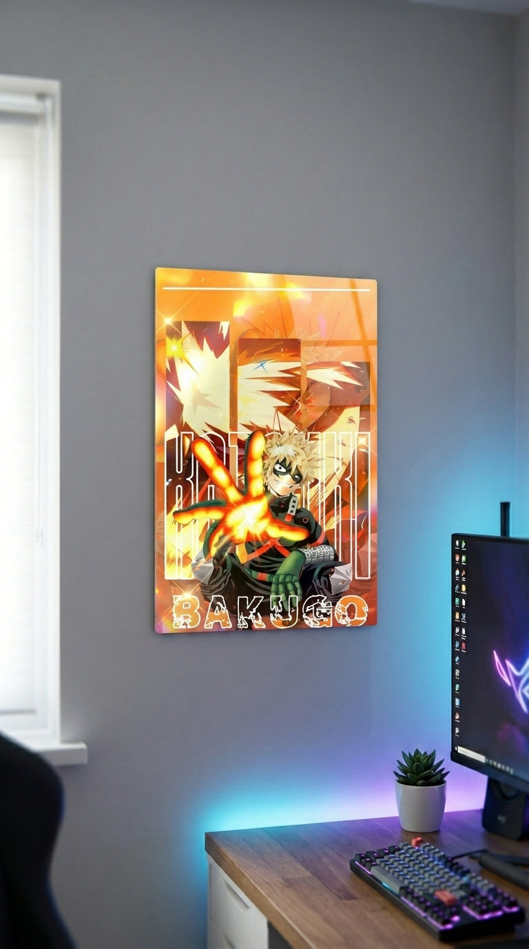 Cuadro metálico Katsuki Bakugo | XEN
