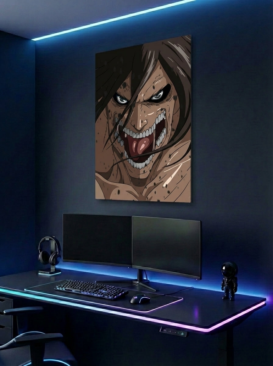 Cuadro metálico Eren Yeager Titan - Attack on Titan | XEN