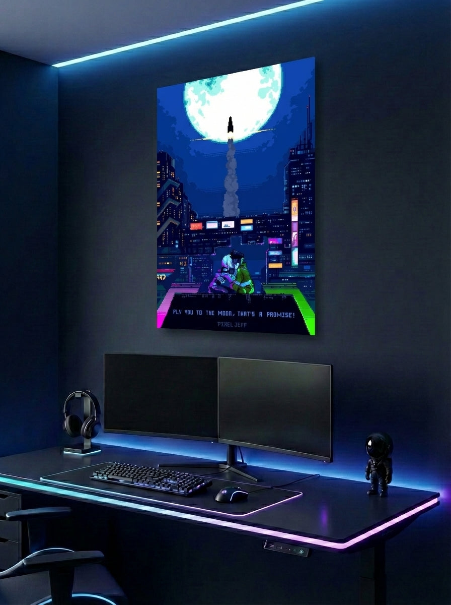 Cuadro metálico Cyberpunk | XEN