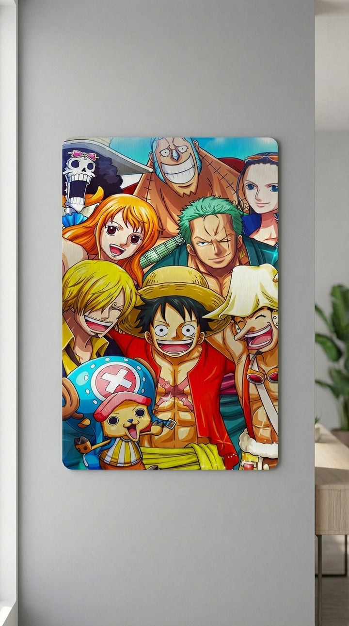 Cuadro metálico One Piece – Luffy tripulación | XEN