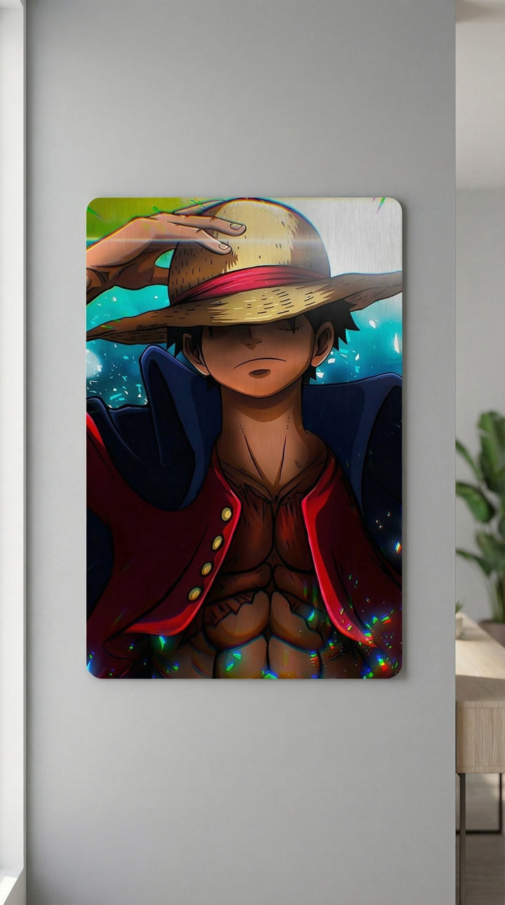 Cuadro metálico One Piece – Luffy Cap | XEN