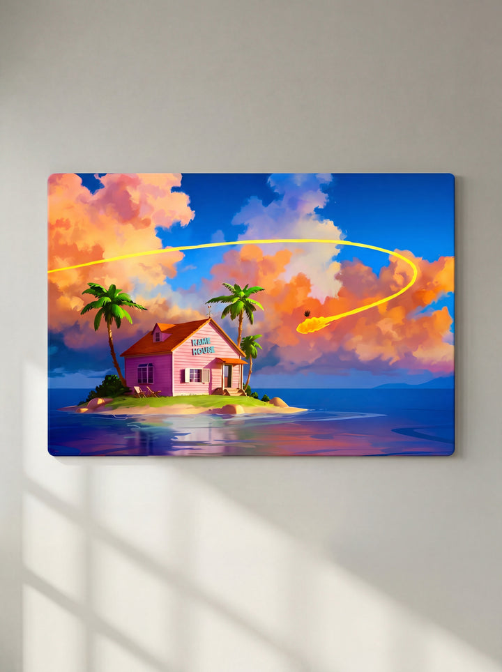 Cuadro metálico DBZ - Kame House | XEN