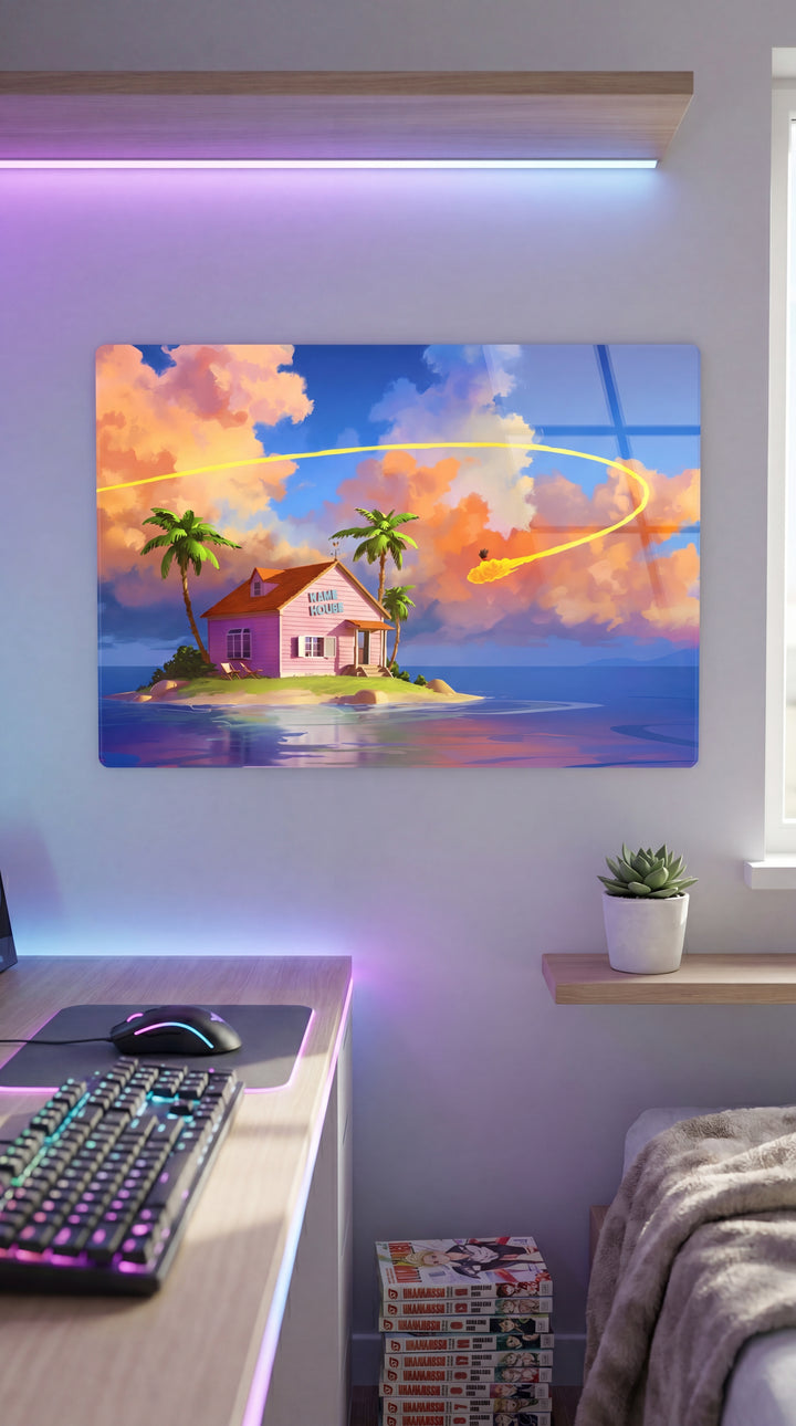 Cuadro metálico DBZ - Kame House | XEN