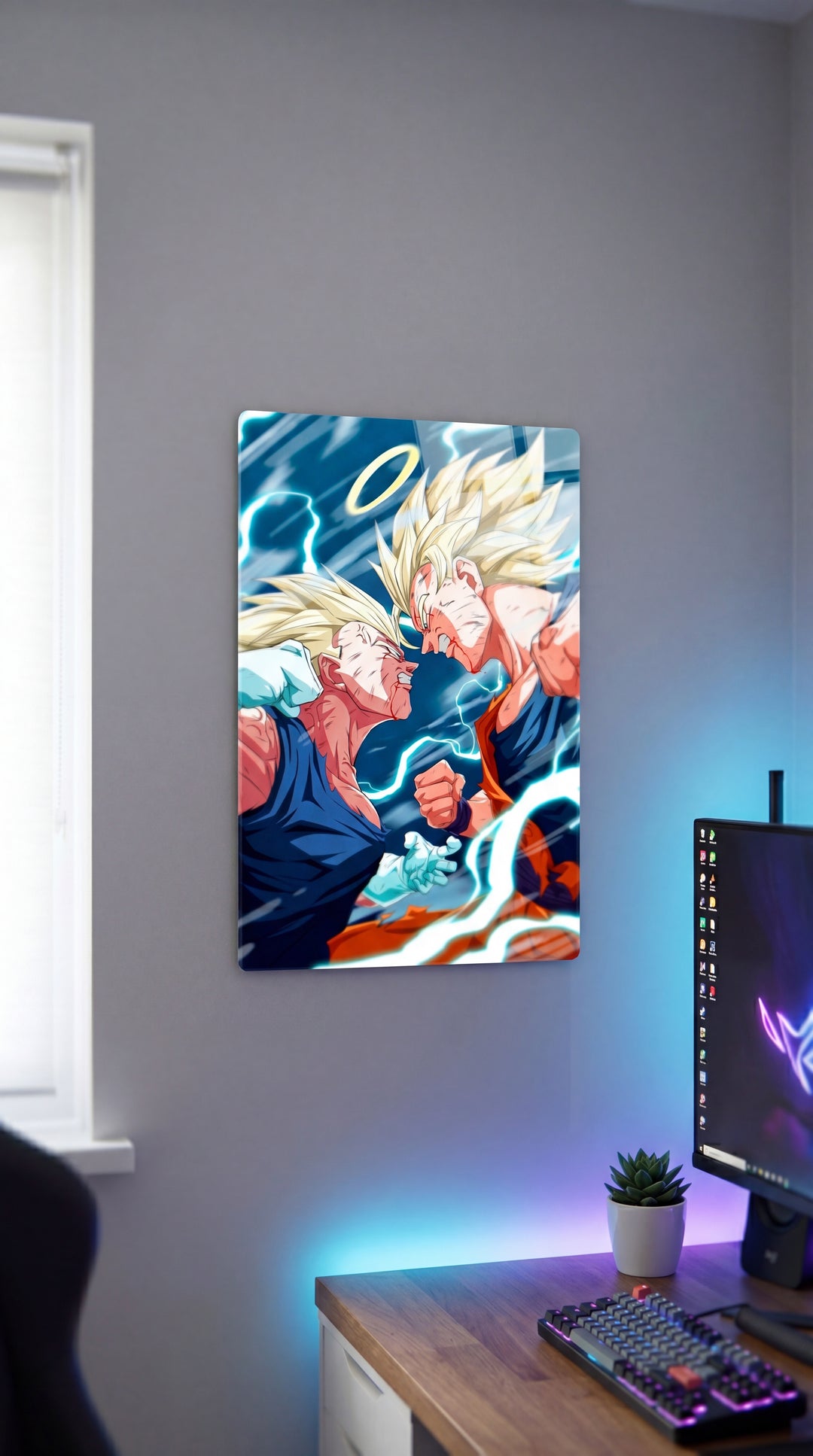 Cuadro metálico DBZ - Goku y Vegeta | XEN