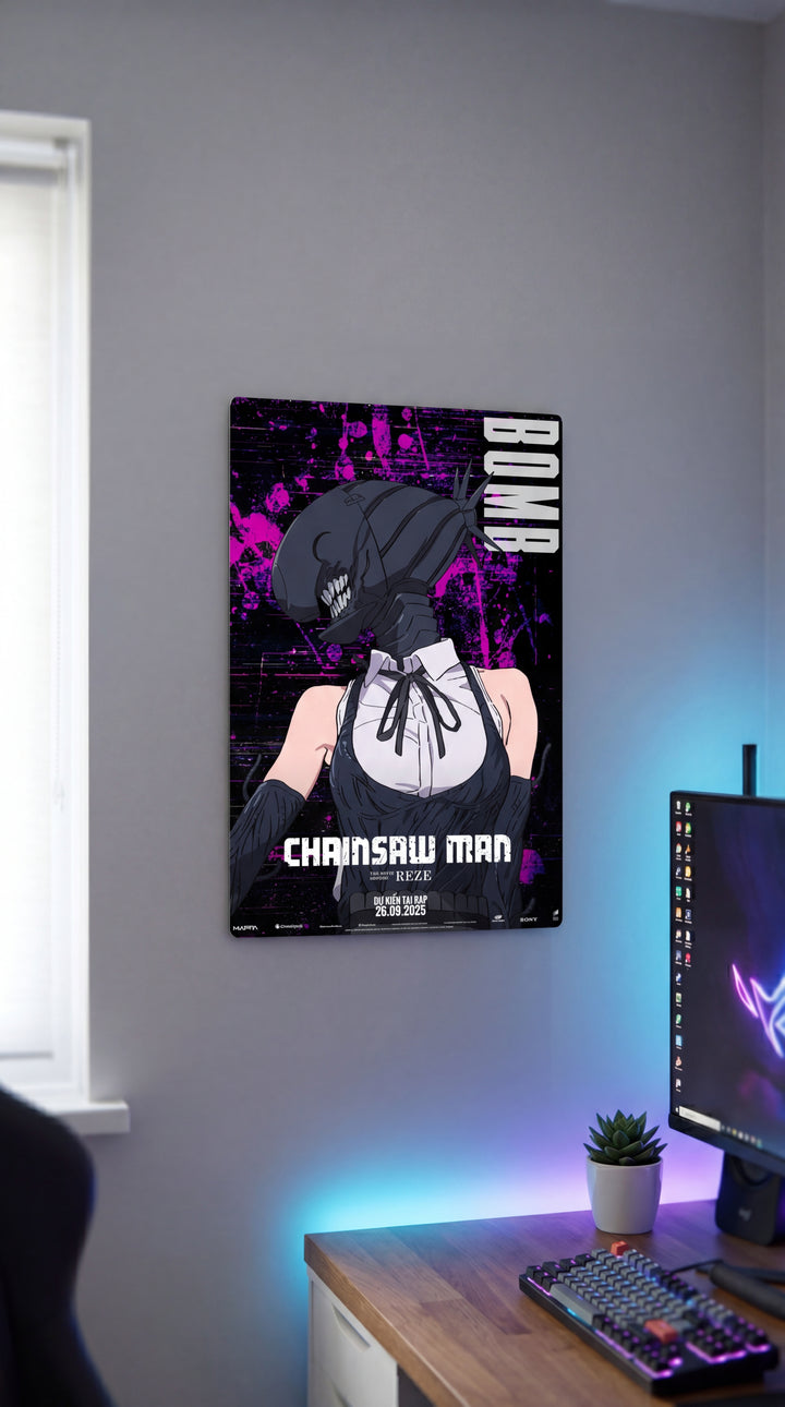 Cuadro metálico Chainsaw Man - Reze | XEN
