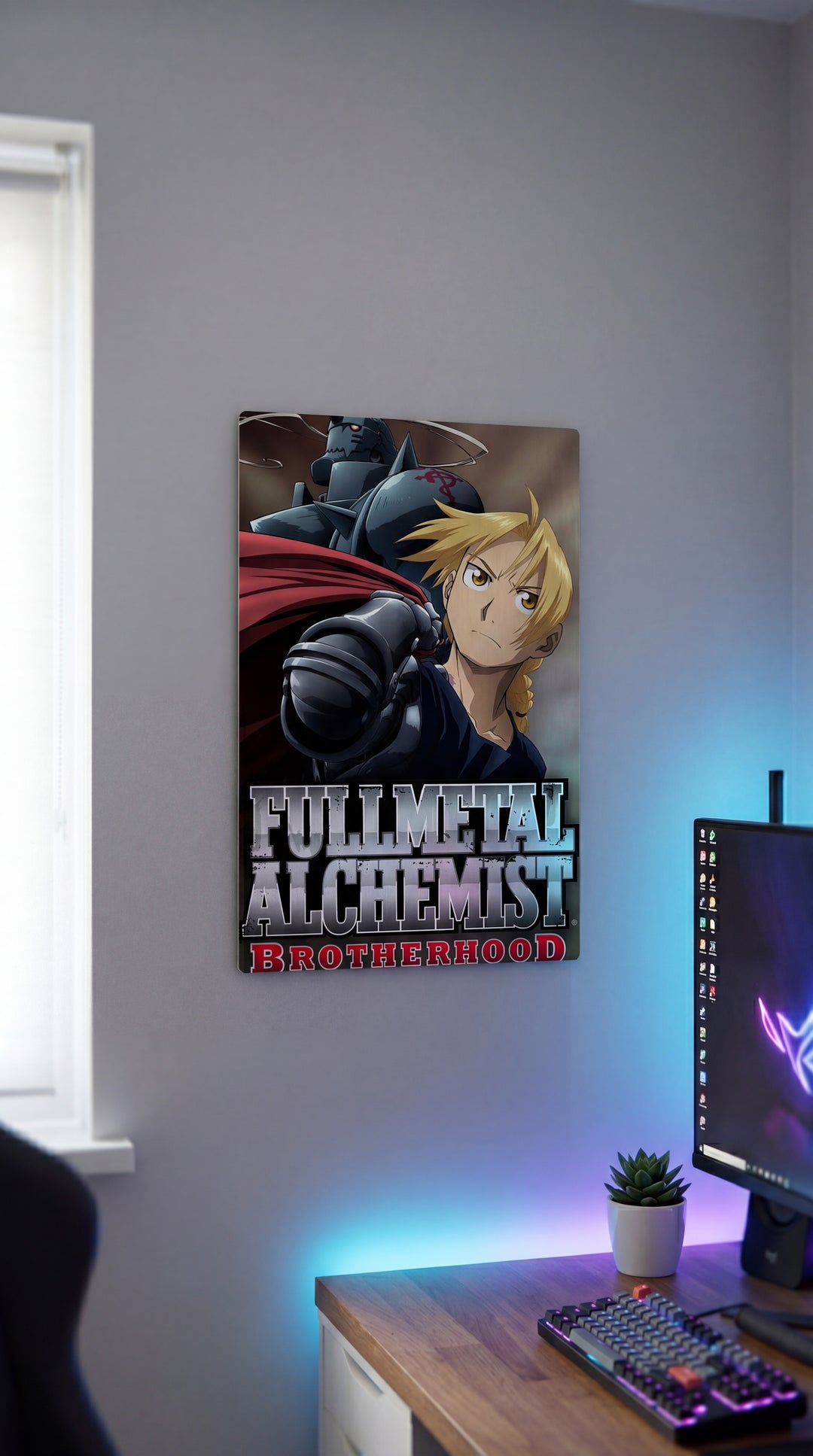 Cuadro metálico Edward y Alphonse Elric - Fullmetal Alchemist | XEN
