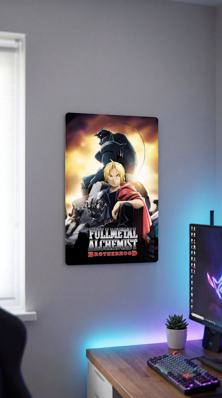 Cuadro metálico Edward y Alphonse Elric - Fullmetal Alchemist | XEN
